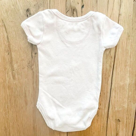 Pact Light Pink Short Sleeve Bodysuit Size 0-3M - Picture 3 of 3